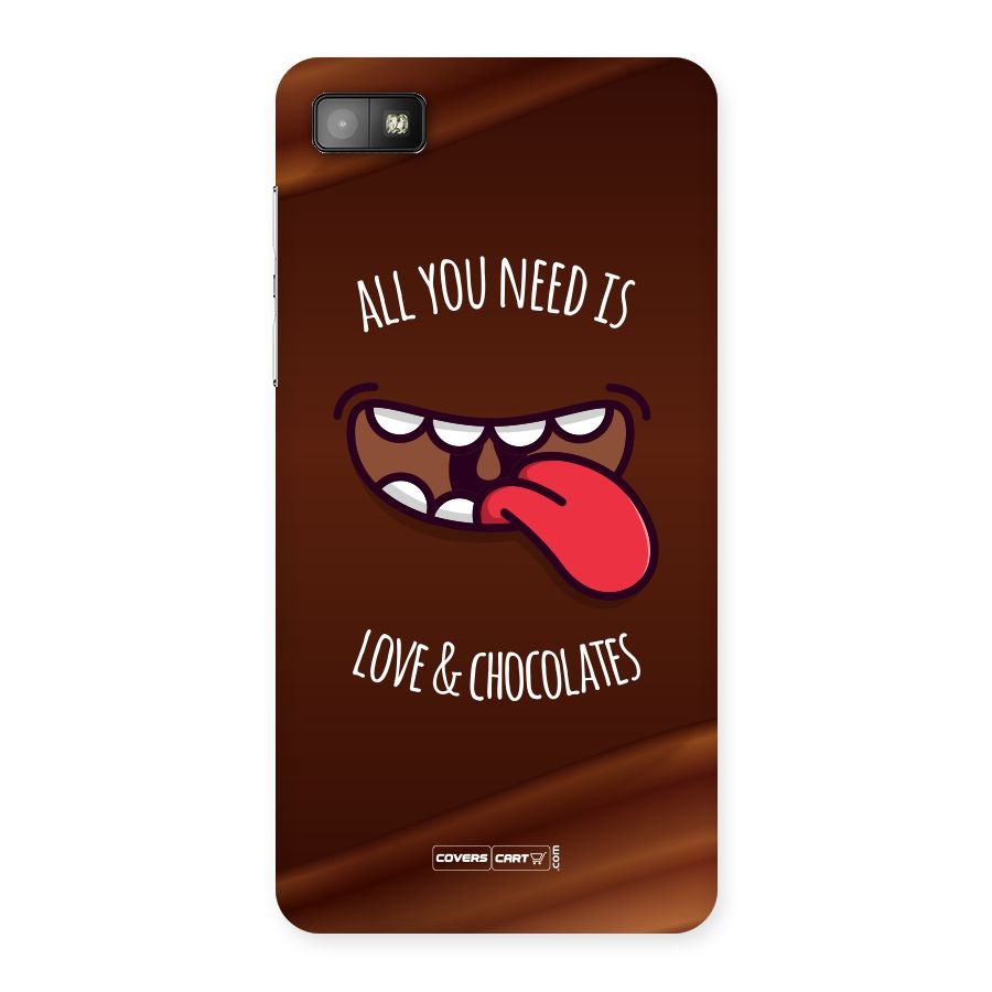 Love and Chocolates Back Case for Blackberry Z10