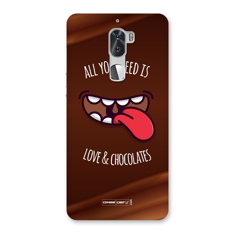 Love and Chocolates Back Case for Coolpad Cool 1
