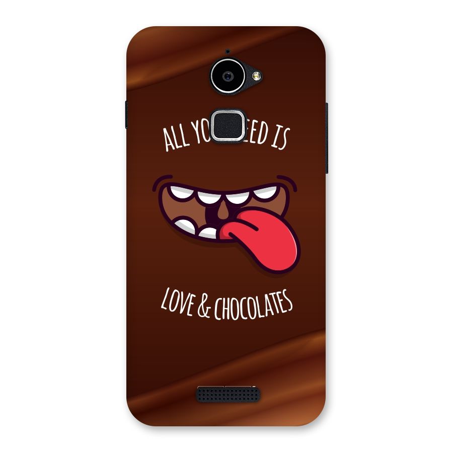 Love and Chocolates Back Case for Coolpad Note 3 Lite