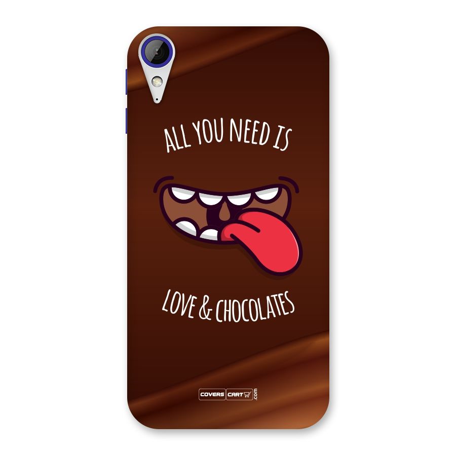 Love and Chocolates Back Case for Desire 830