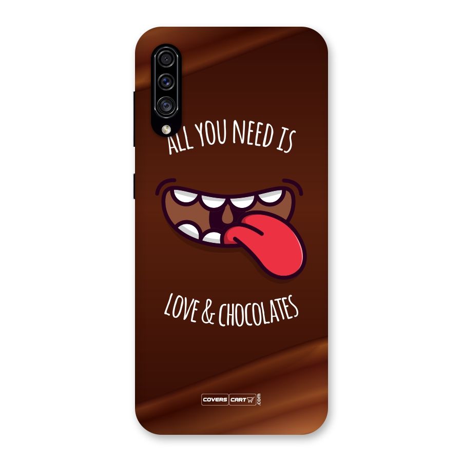 Love and Chocolates Back Case for Galaxy A30s
