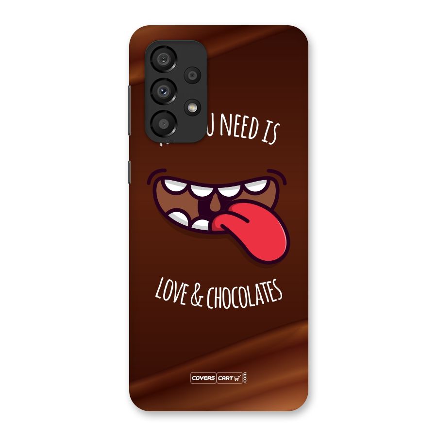 Love and Chocolates Back Case for Galaxy A33 5G