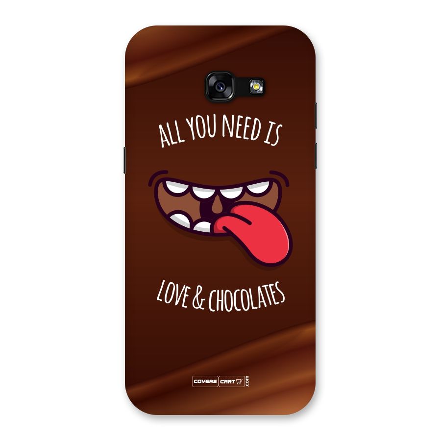 Love and Chocolates Back Case for Galaxy A5 2017