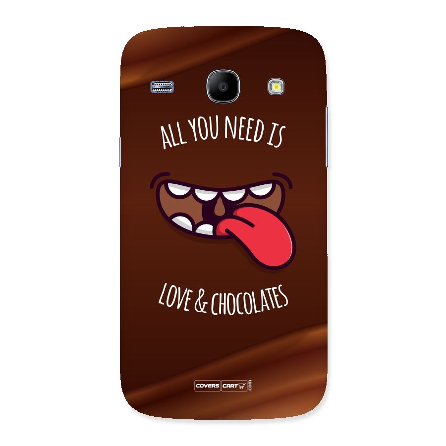 Love and Chocolates Back Case for Galaxy Core