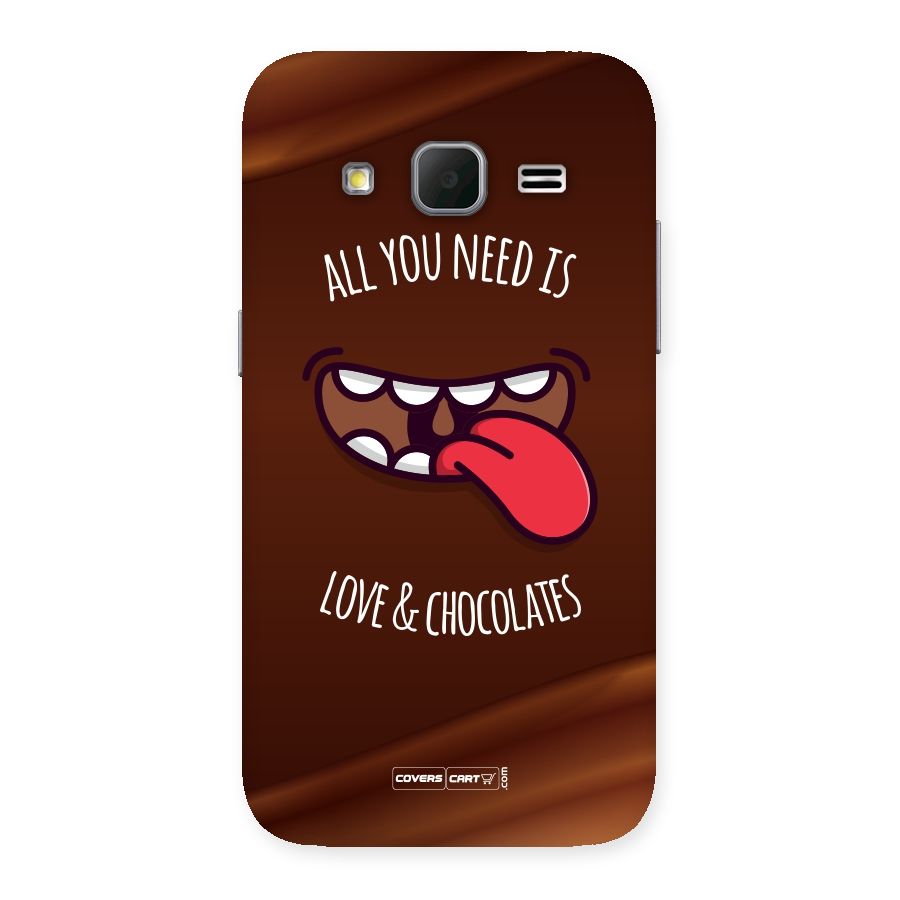 Love and Chocolates Back Case for Galaxy Core Prime