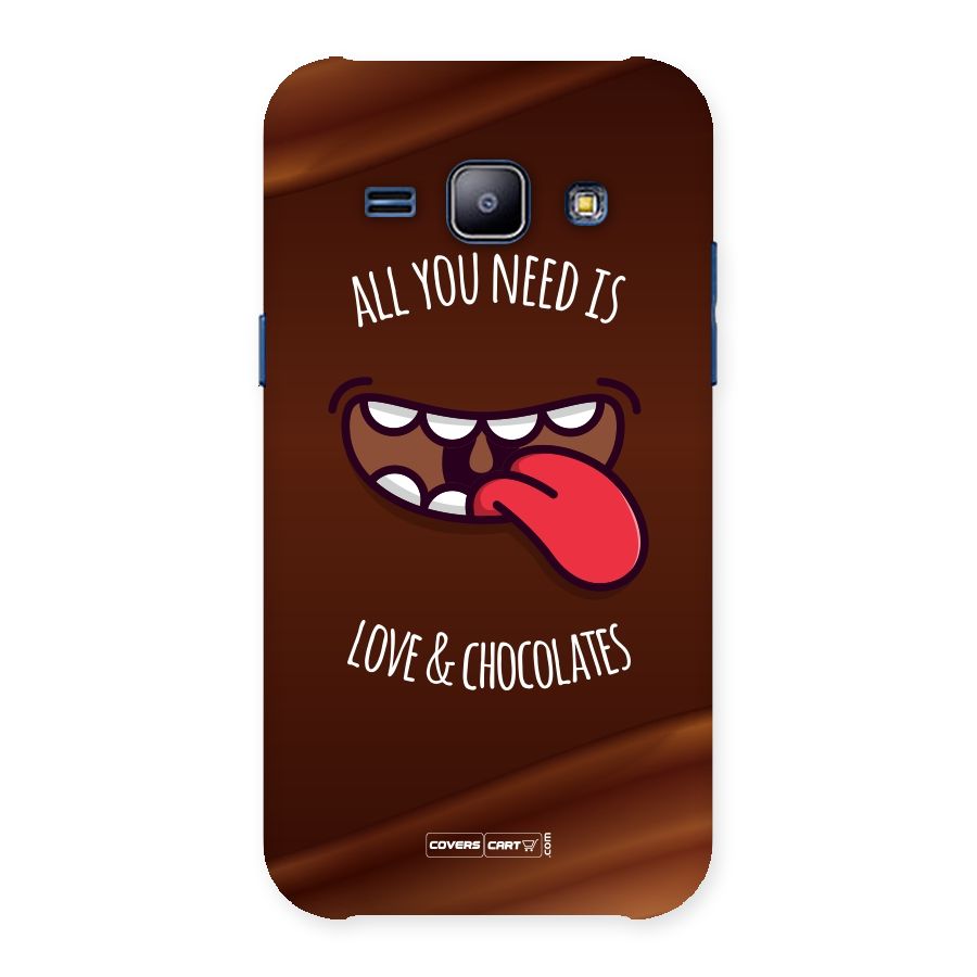 Love and Chocolates Back Case for Galaxy J1