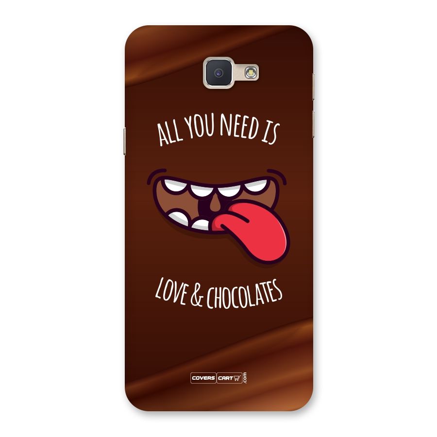 Love and Chocolates Back Case for Galaxy J5 Prime
