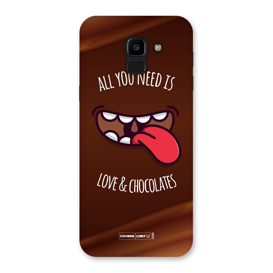 Love and Chocolates Back Case for Galaxy J6