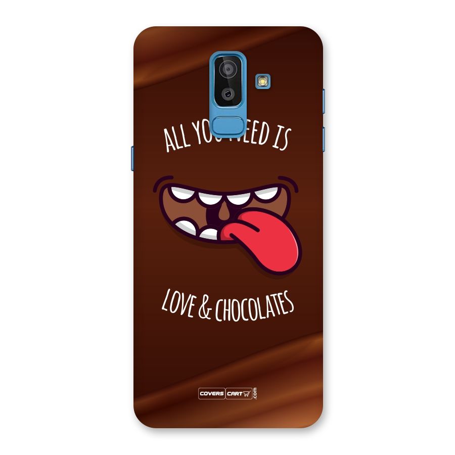 Love and Chocolates Back Case for Galaxy J8