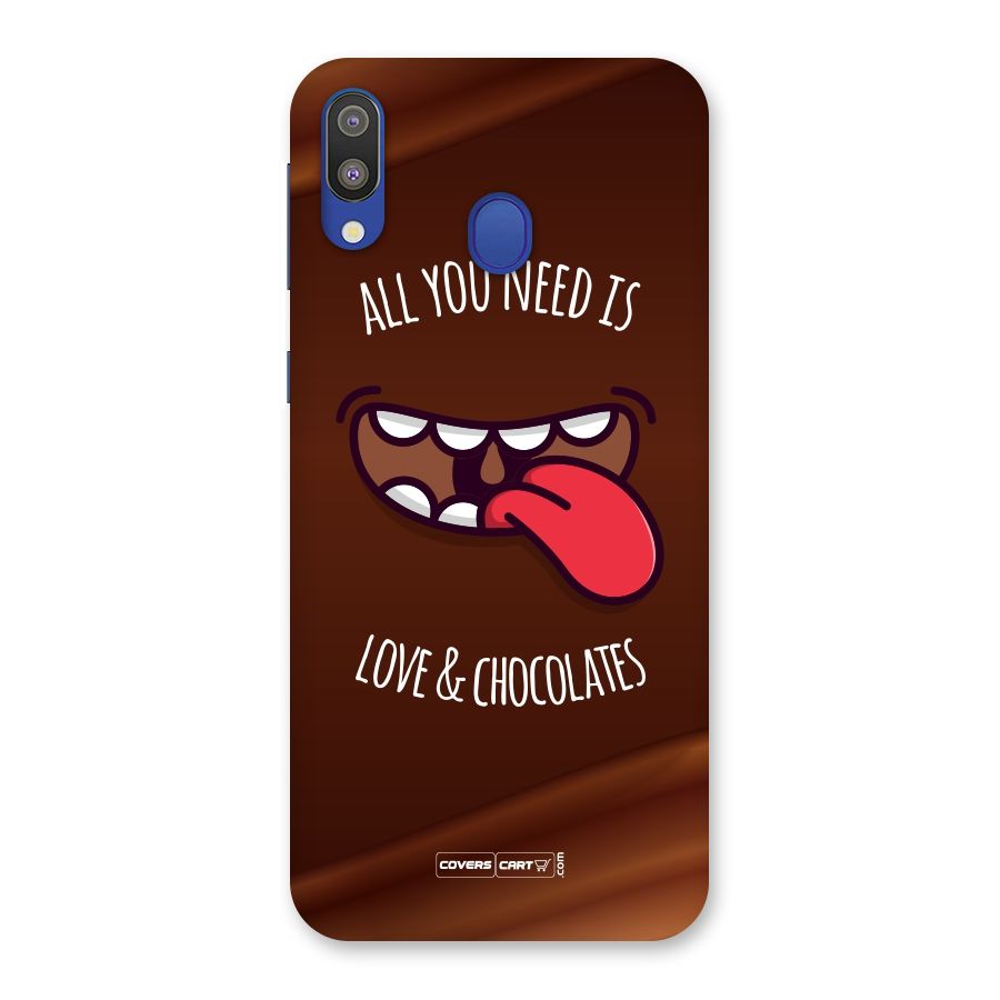 Love and Chocolates Back Case for Galaxy M20