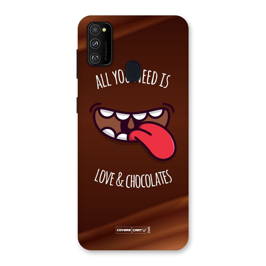 Love and Chocolates Back Case for Galaxy M30s