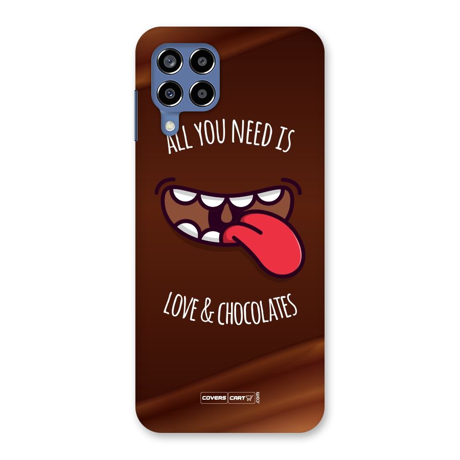 Love and Chocolates Back Case for Galaxy M53 5G