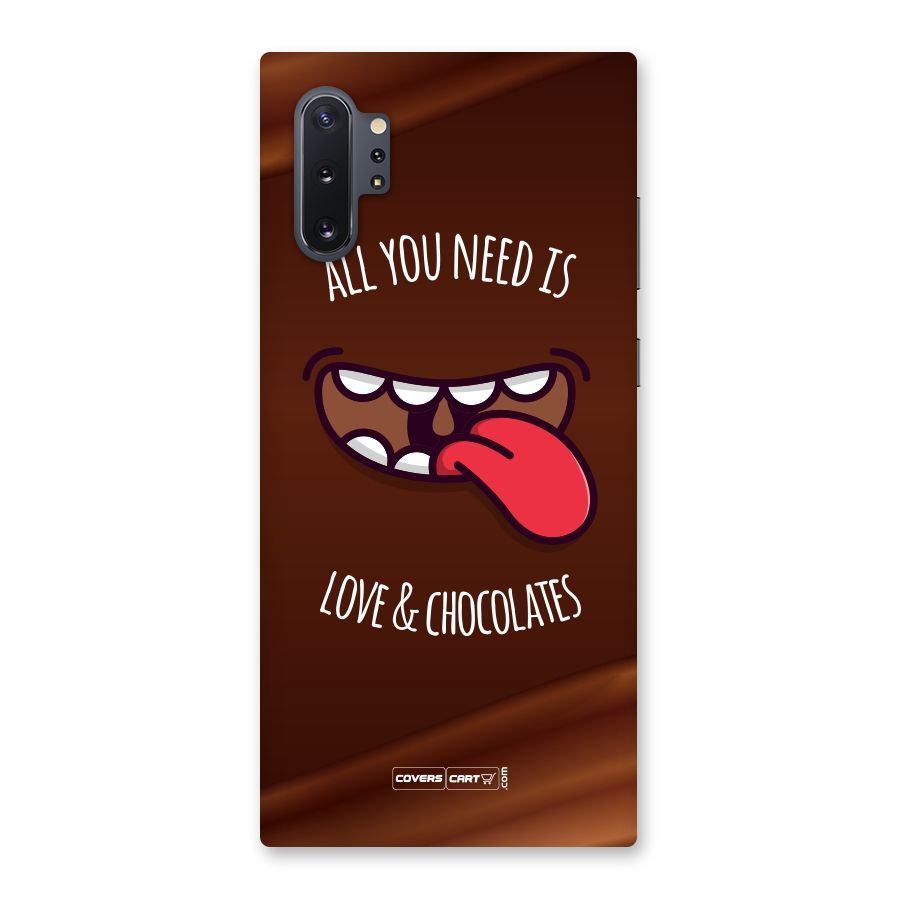 Love and Chocolates Back Case for Galaxy Note 10 Plus