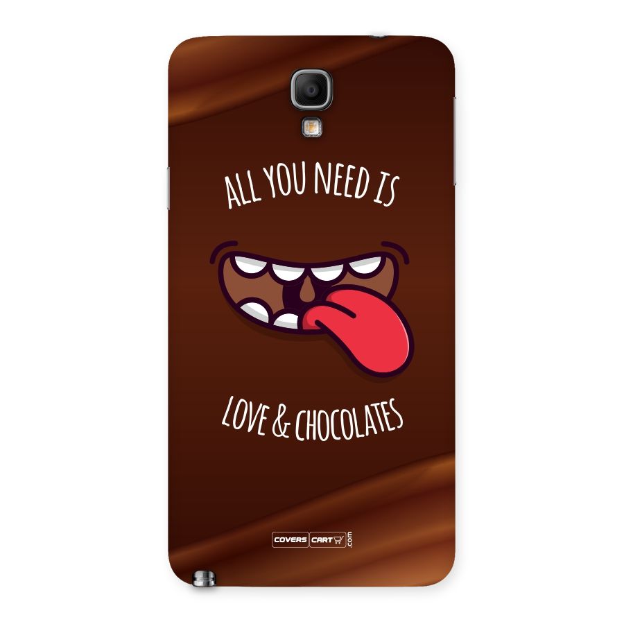 Love and Chocolates Back Case for Galaxy Note 3 Neo