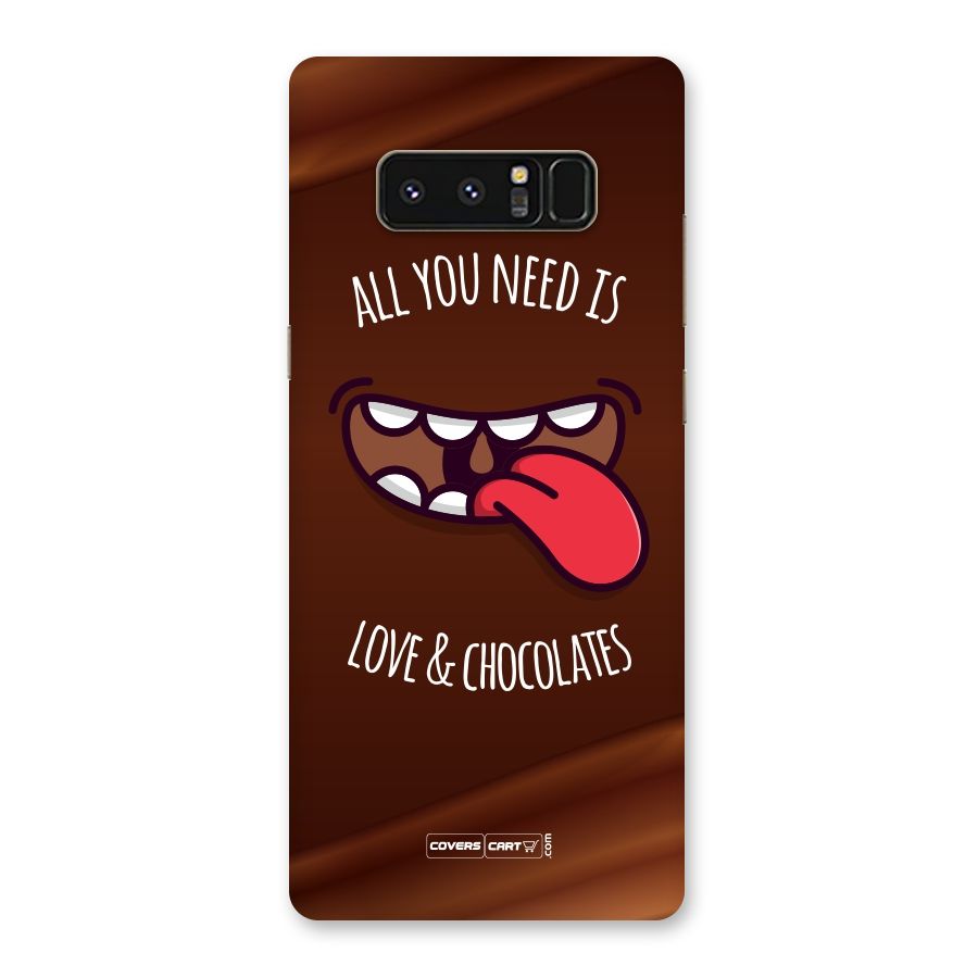 Love and Chocolates Back Case for Galaxy Note 8