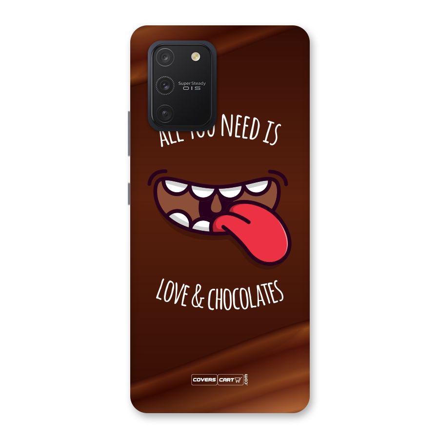 Love and Chocolates Back Case for Galaxy S10 Lite