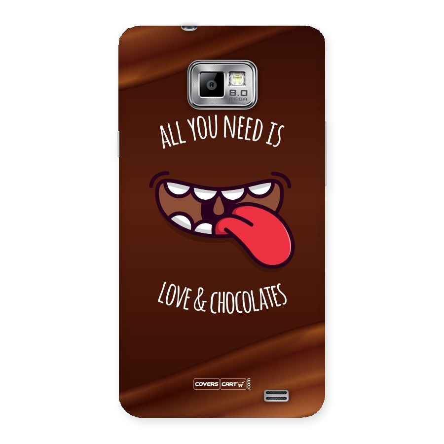 Love and Chocolates Back Case for Galaxy S2