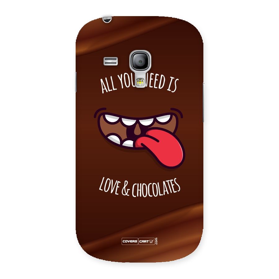 Love and Chocolates Back Case for Galaxy S3 Mini