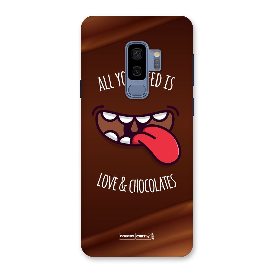 Love and Chocolates Back Case for Galaxy S9 Plus