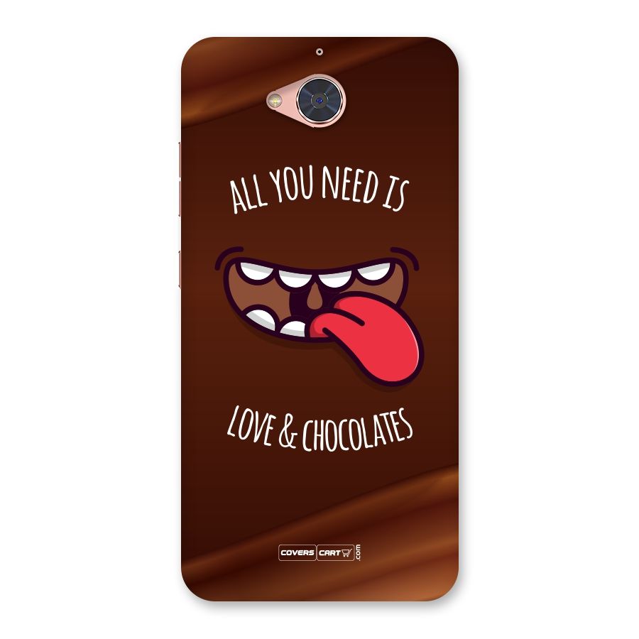 Love and Chocolates Back Case for Gionee S6 Pro