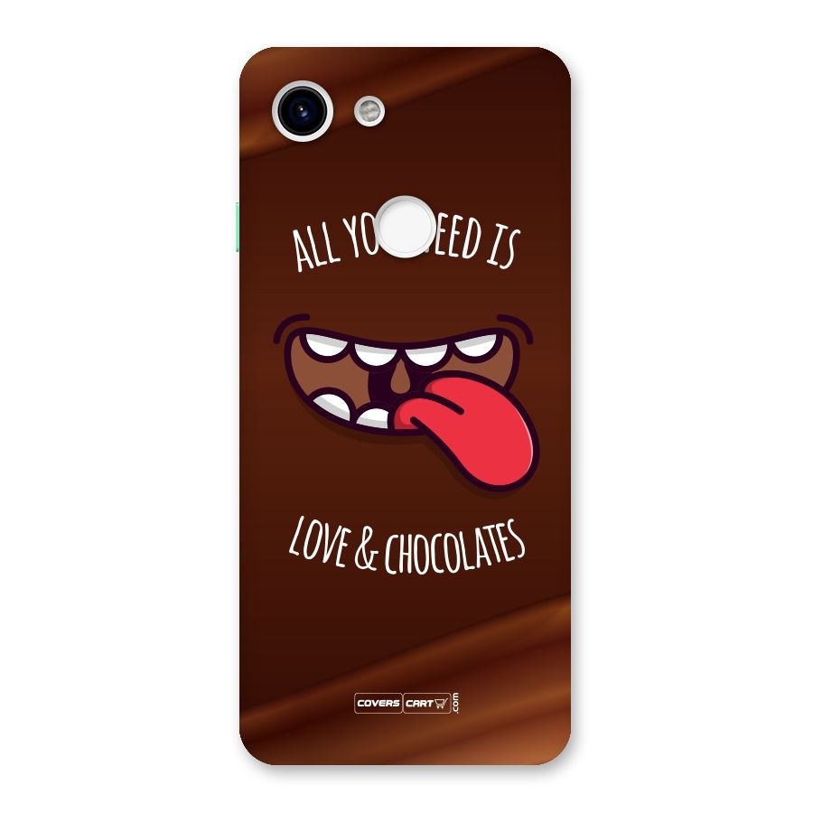 Love and Chocolates Back Case for Google Pixel 3