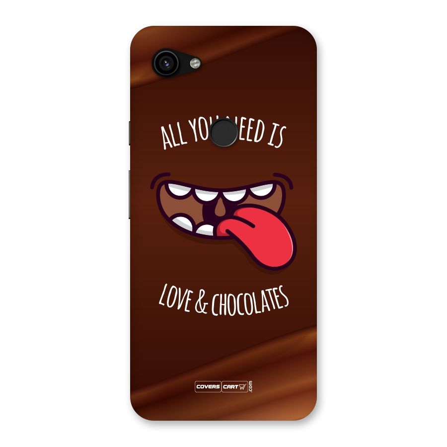 Love and Chocolates Back Case for Google Pixel 3a XL