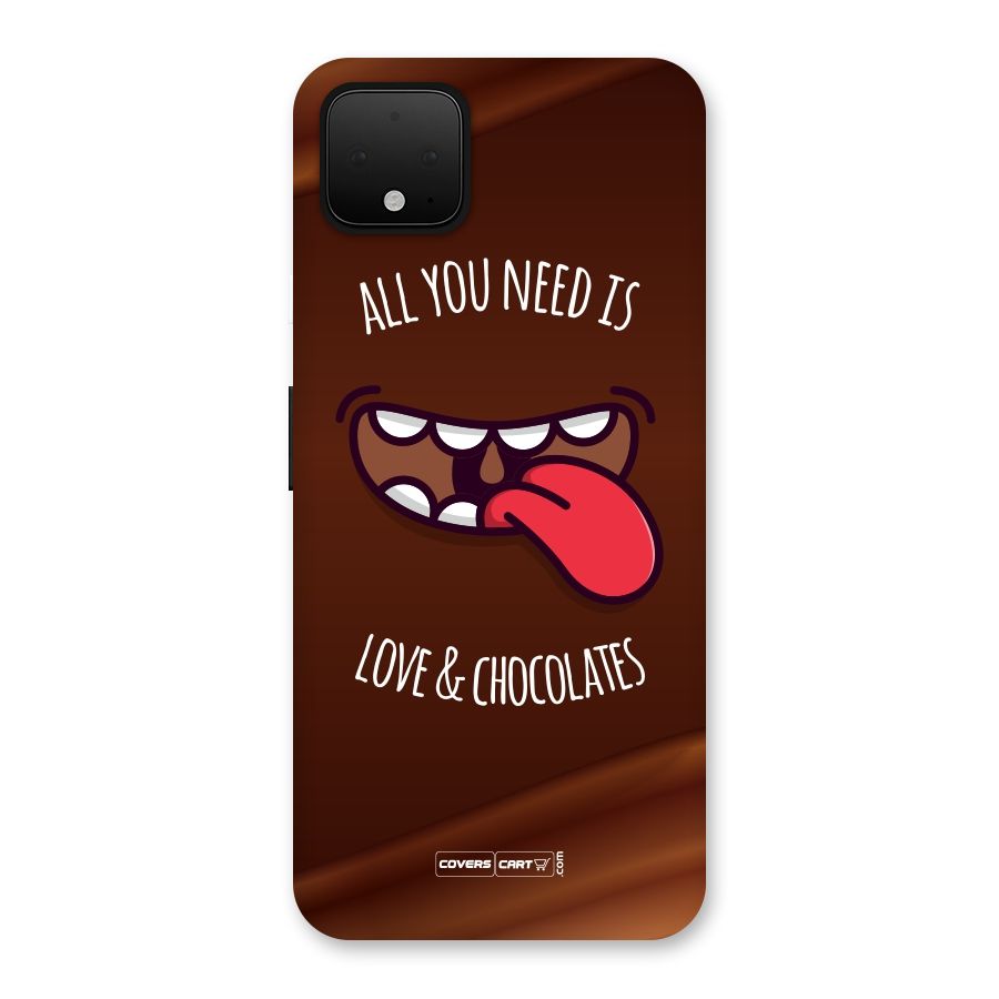 Love and Chocolates Back Case for Google Pixel 4 XL