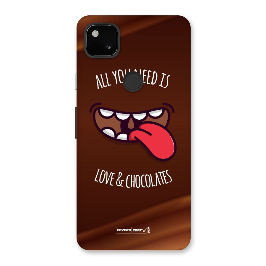 Love and Chocolates Back Case for Google Pixel 4a