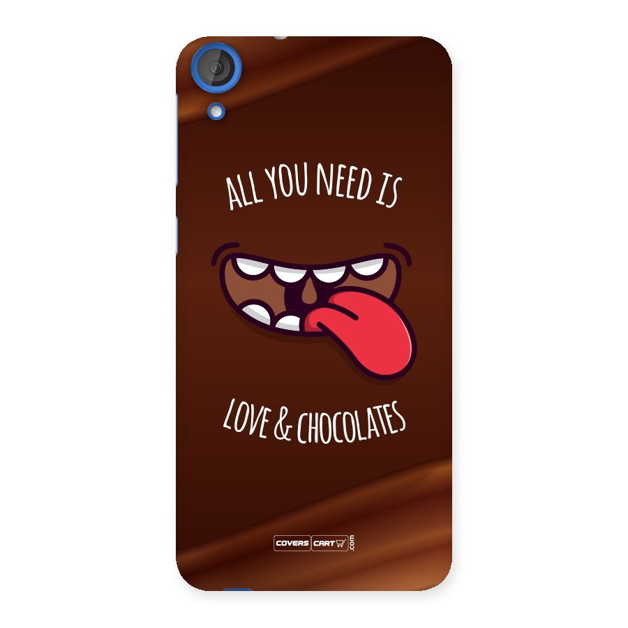 Love and Chocolates Back Case for HTC Desire 820