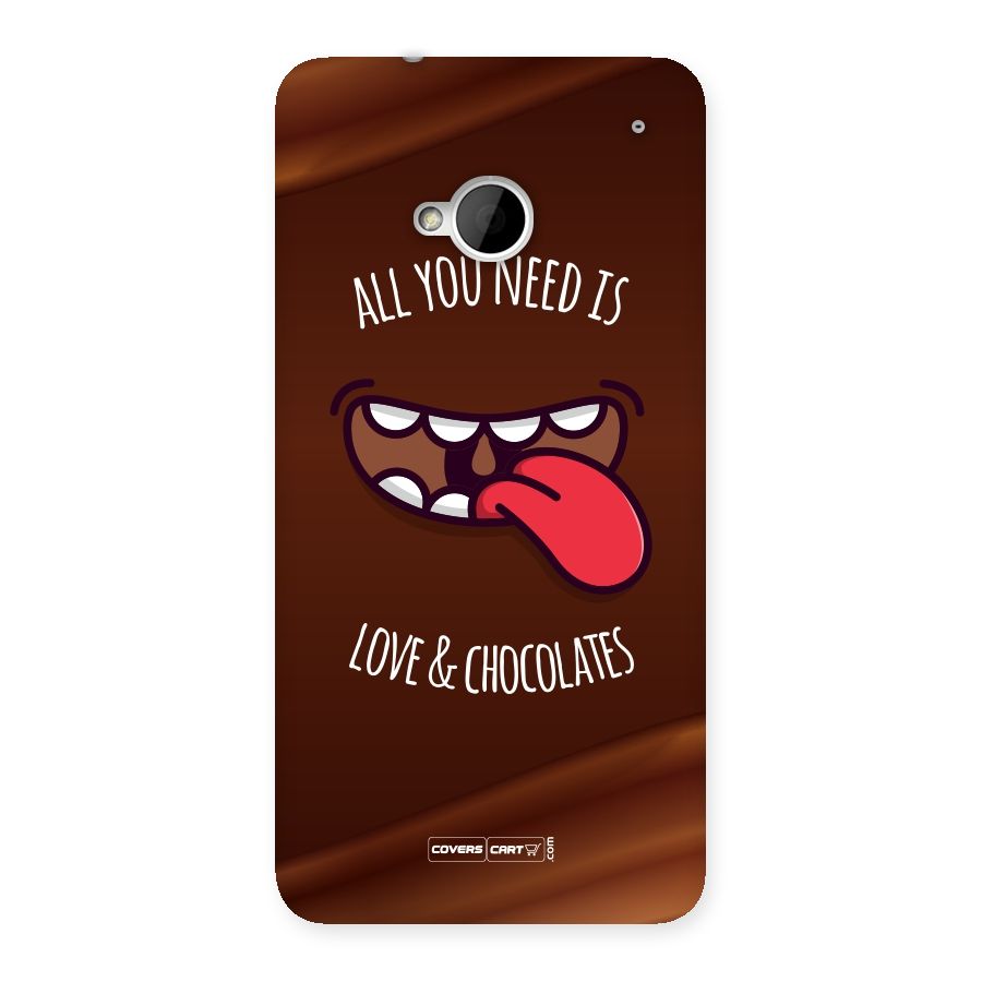 Love and Chocolates Back Case for HTC One M7