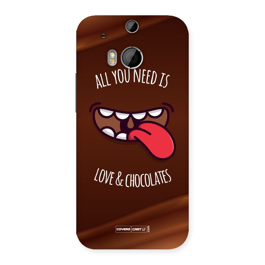 Love and Chocolates Back Case for HTC One M8