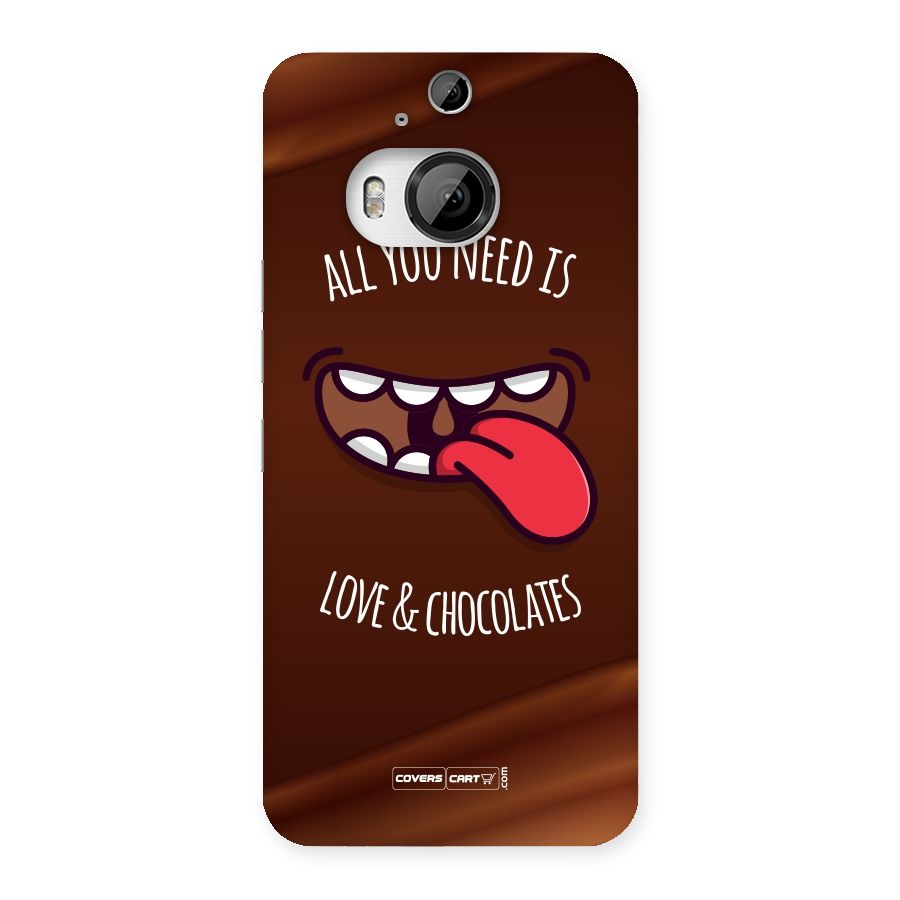 Love and Chocolates Back Case for HTC One M9 Plus