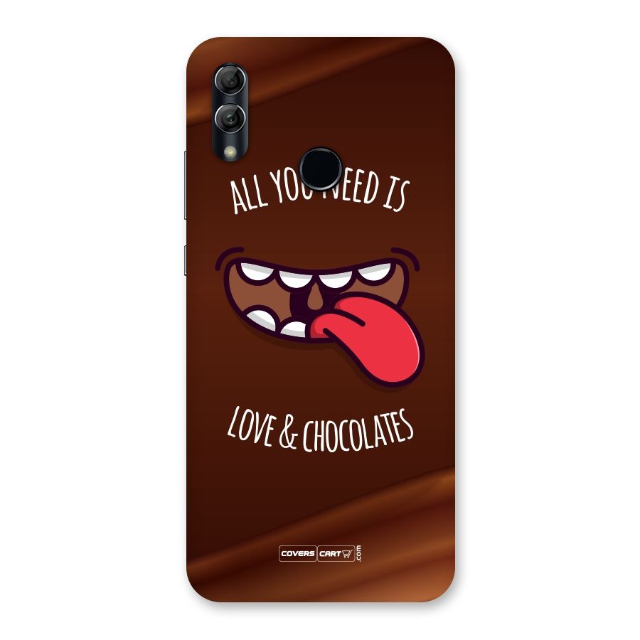 Love and Chocolates Back Case for Honor 10 Lite