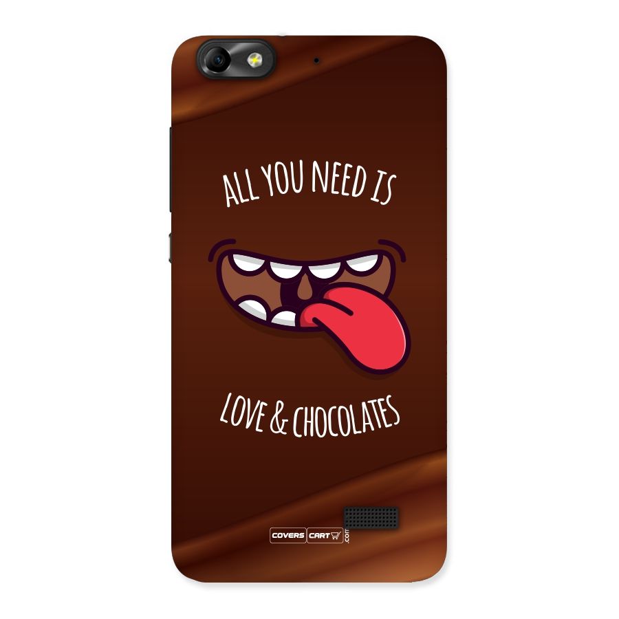 Love and Chocolates Back Case for Honor 4C
