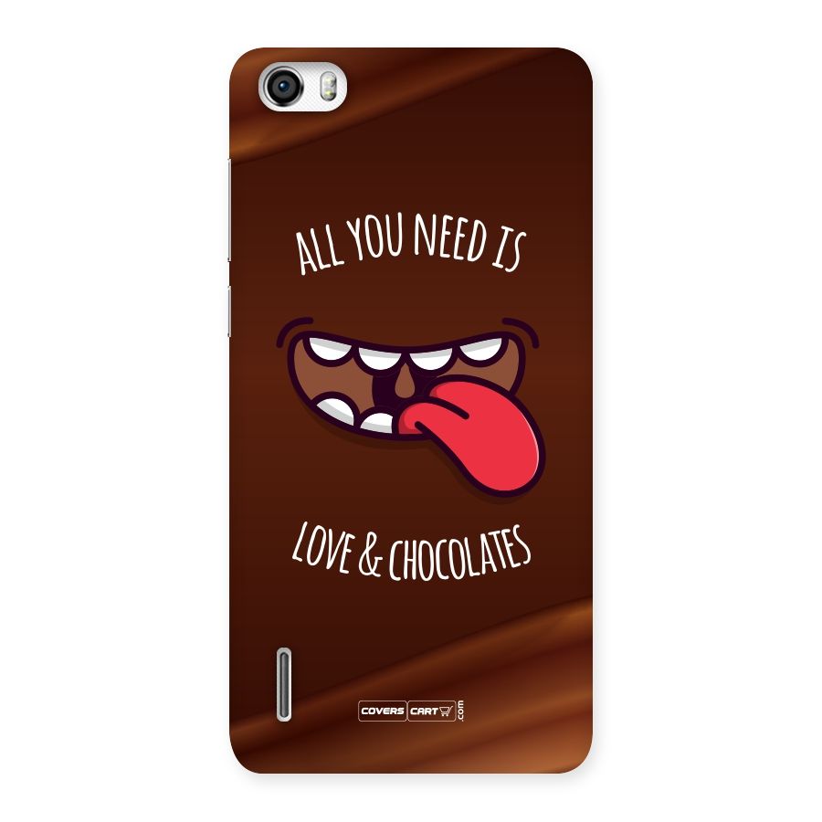 Love and Chocolates Back Case for Honor 6