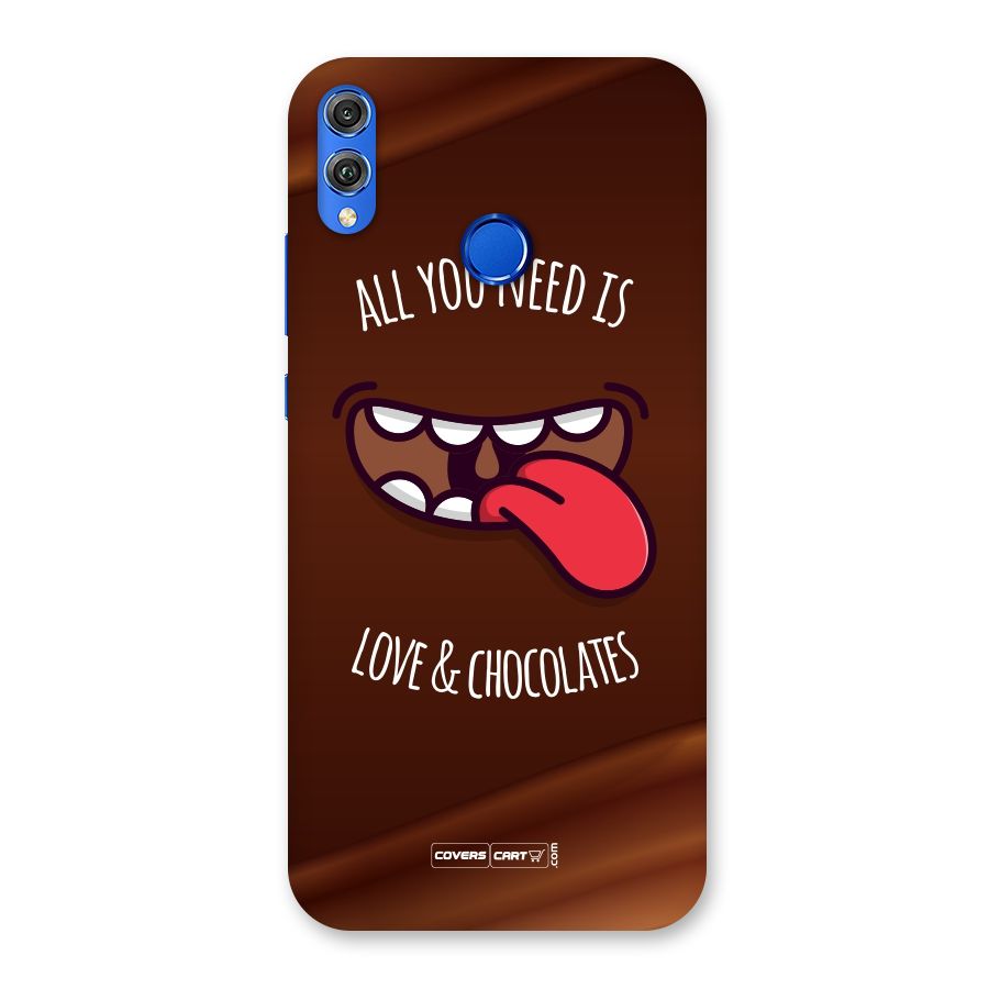 Love and Chocolates Back Case for Honor 8X