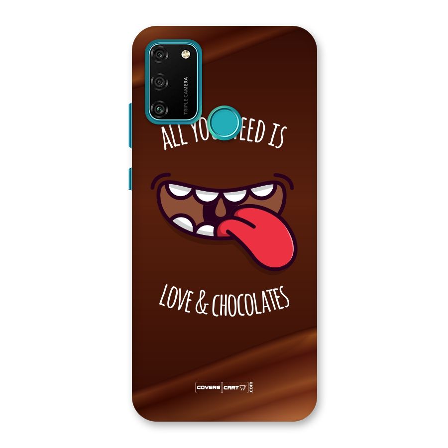 Love and Chocolates Back Case for Honor 9A