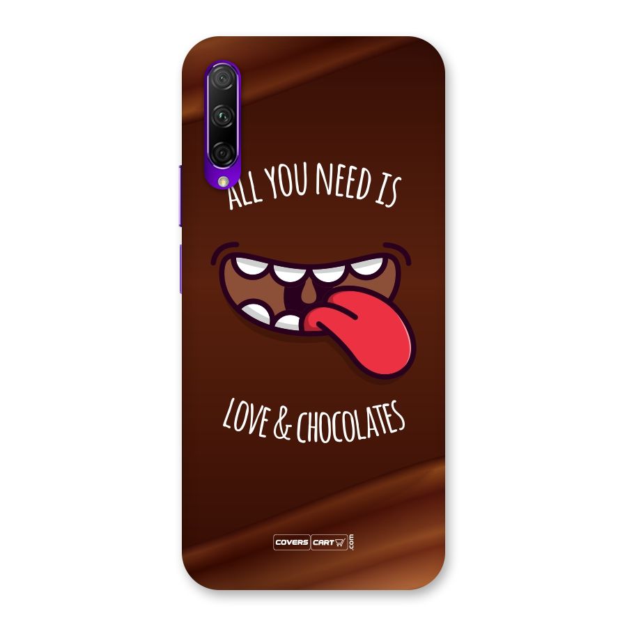 Love and Chocolates Back Case for Honor 9X Pro