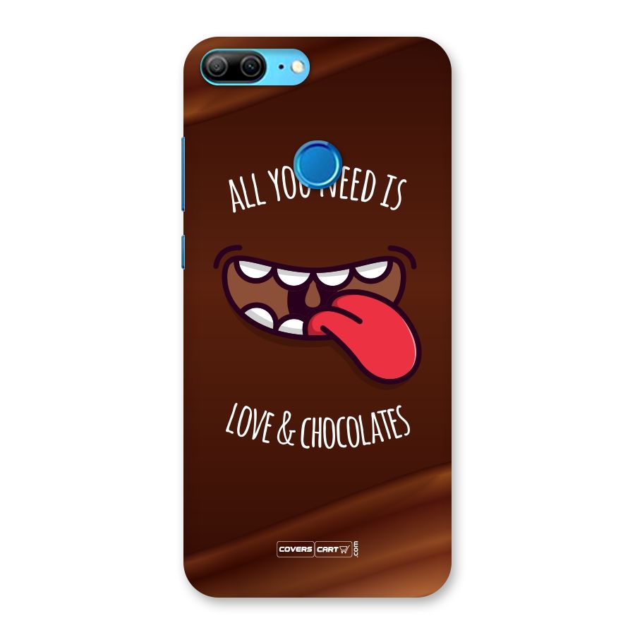 Love and Chocolates Back Case for Honor 9 Lite