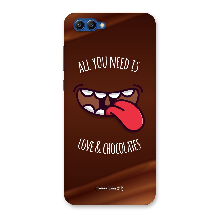 Love and Chocolates Back Case for Honor View 10