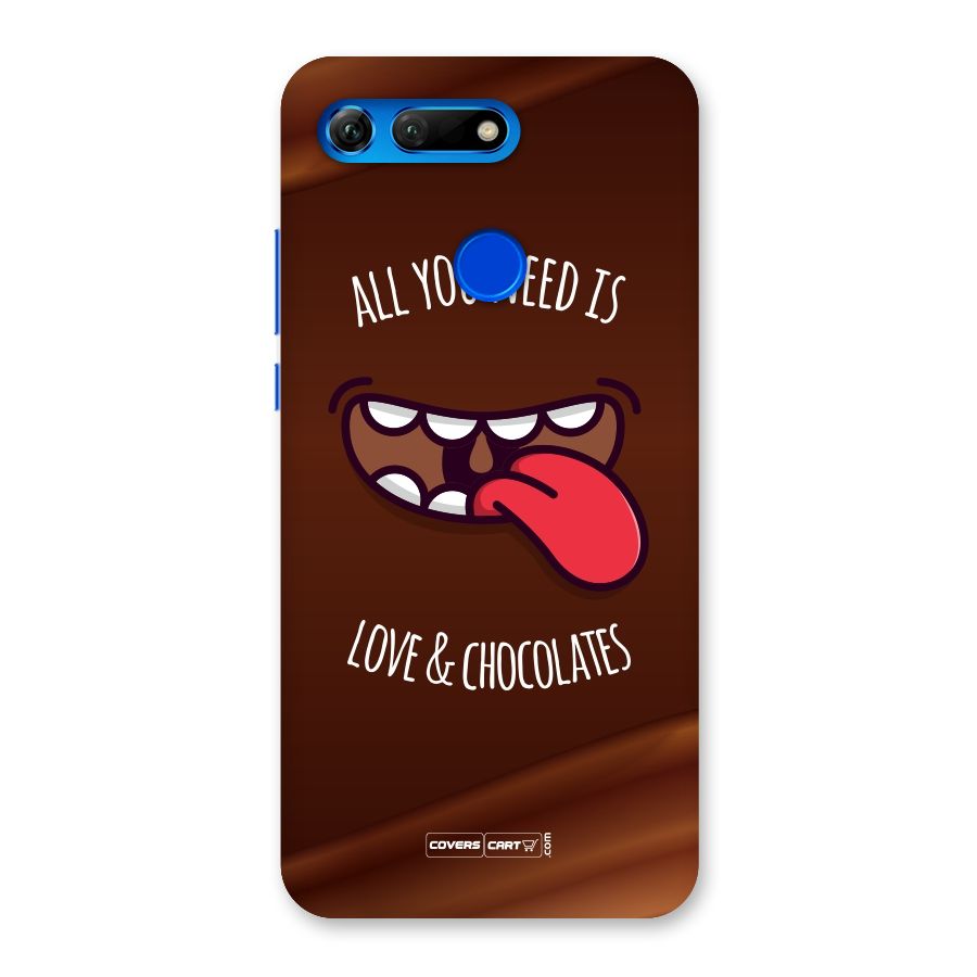 Love and Chocolates Back Case for Honor View 20