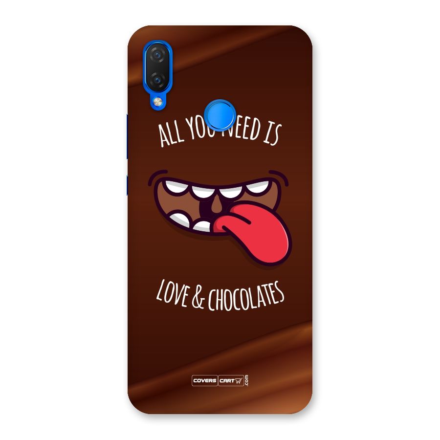 Love and Chocolates Back Case for Huawei P Smart+