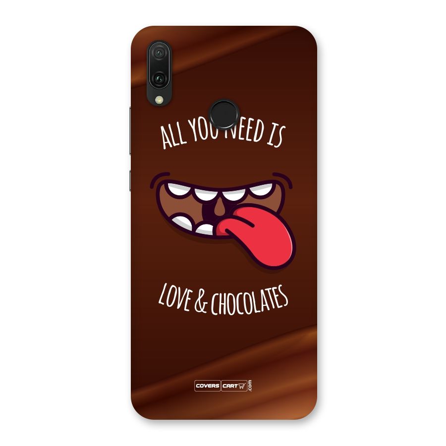 Love and Chocolates Back Case for Huawei Y9 (2019)