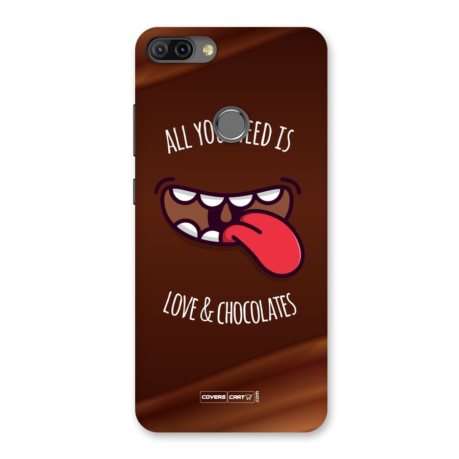 Love and Chocolates Back Case for Infinix Hot 6 Pro