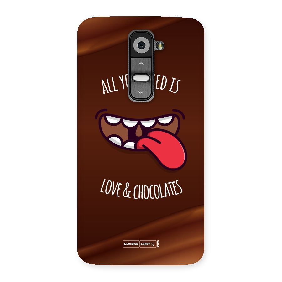 Love and Chocolates Back Case for LG G2