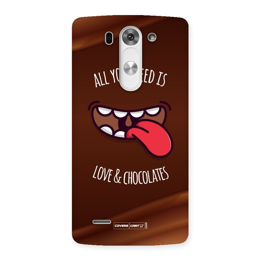 Love and Chocolates Back Case for LG G3 Beat