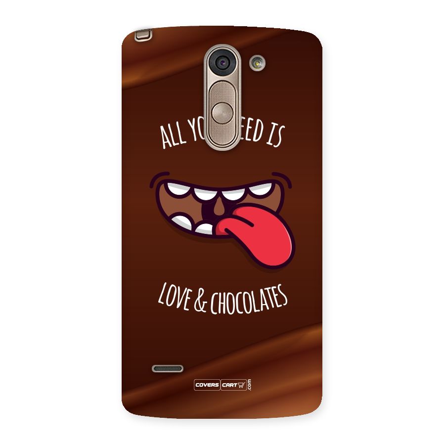 Love and Chocolates Back Case for LG G3 Stylus