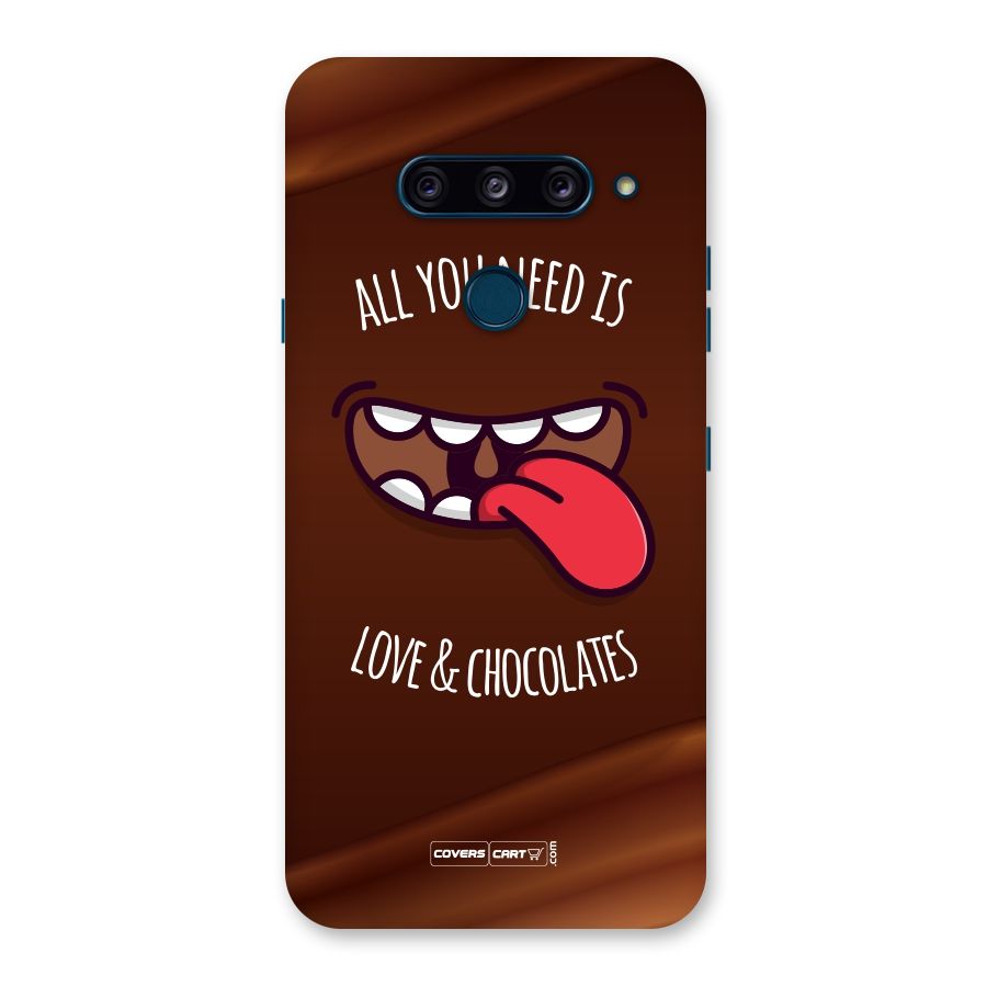 Love and Chocolates Back Case for LG  V40 ThinQ