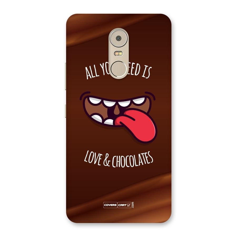 Love and Chocolates Back Case for Lenovo K6 Note