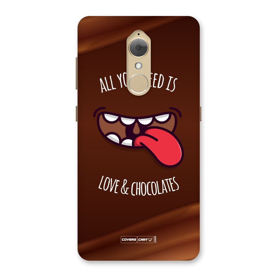 Love and Chocolates Back Case for Lenovo K8